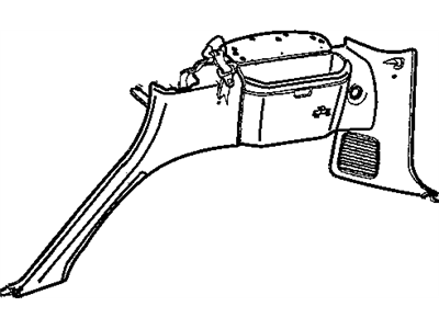 Jeep 5FA621AZAF PANEL Quarter Trim