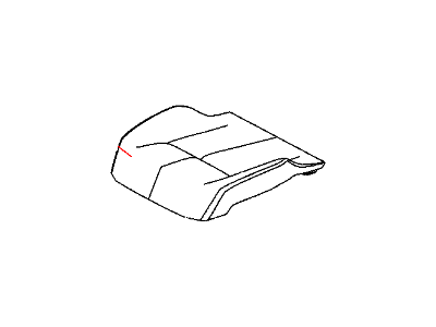 Jeep 1RX35XDVAA COVER Front Seat Cushion