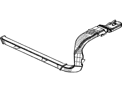 Jeep 55037741AC DUCT Floor
