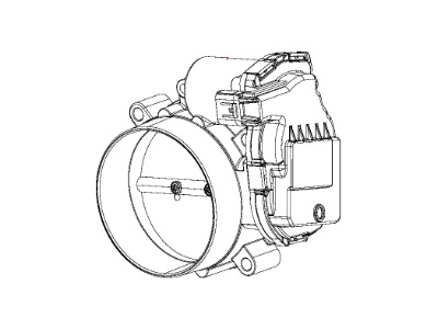 Ram Throttle Body - 68184386AE