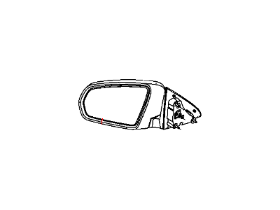 2010 Chrysler Sebring Car Mirror - 1AL031WLAC