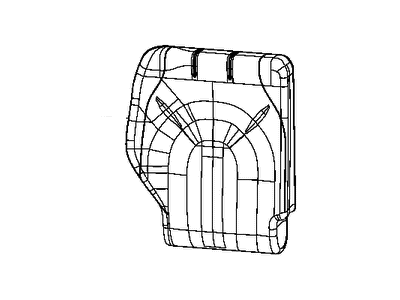 Chrysler 6ED13LV5AA COVER Rear Seat Back 3rd Row