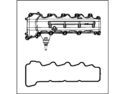 Jeep 53022138AB COVER Cylinder Head Right