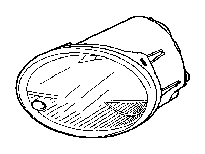 Chrysler Sebring Fog Light - MR957887