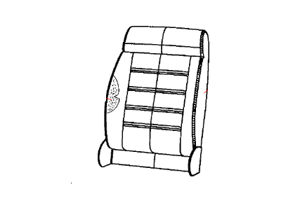 Jeep 1YW93DX9AA COVER Front Seat Back