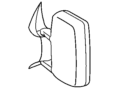 Mopar 68037078AA Mirror Outside Rearview