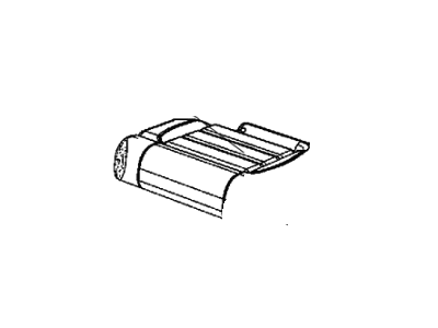 Jeep 6BZ78NX8AA COVER Rear Seat Cushion Right