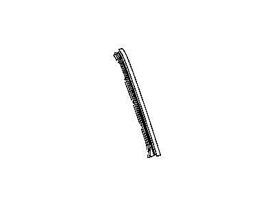 Mopar 55369035AC Upper Molding, Front