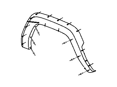 Jeep 5JP82TZZAC APPLIQUE Fender Wheel Opening