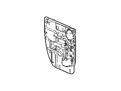 Mopar 55276171AC Water Shield Rear Door
