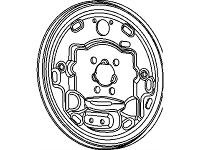 Chrysler 5114506AA PLATE Brake Backing