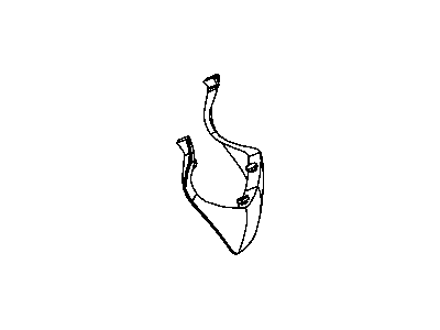 Dodge 5057481AA COVER Steering Column Gap