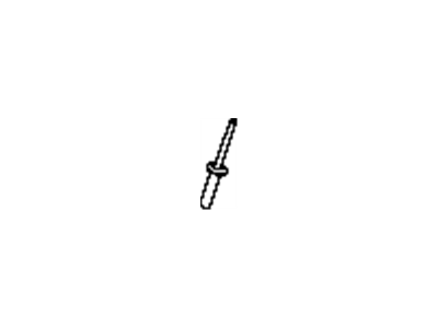 Jeep 6036678AA RIVET WINDSHIELD HEADER .125X.588