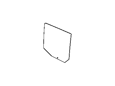 Jeep 55395732AB GLASS Rear Door