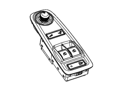 Ram 1ZP75JXWAB SWITCH AND BEZEL Front Door