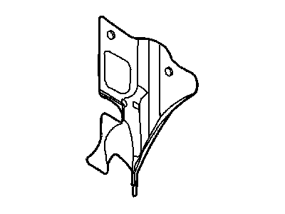 Chrysler 5027202AA SILENCER Cowl Side