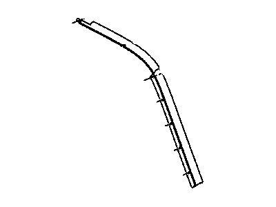 Jeep 55360053AC MOLDING A PILLAR