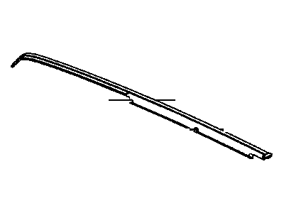 Jeep 55360176AC MOLDING Roof Rear