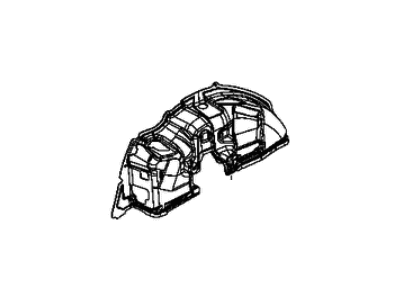 Mopar 68225721AC Silencer Wheelhouse Inner Rear