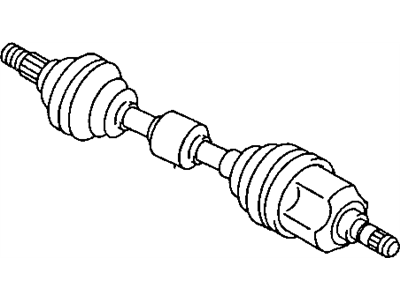Chrysler MR196209 SHAFT ASSEMBLY, Front