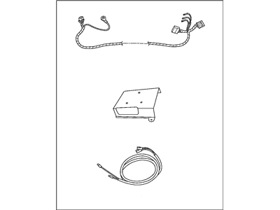Dodge 82209040 INSTALL KIT Satelite Receiver