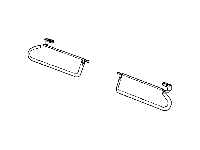 Jeep Wrangler Sun Visor - 5HD811X9AB