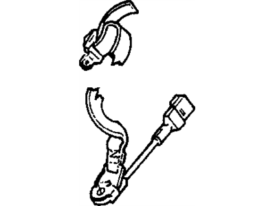 Jeep 5FT53SX9 SEAT BELT Buckle And Tip