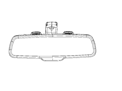 Jeep Cherokee Car Mirror - 68360854AA
