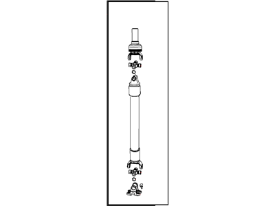 Ram 68034653AB SHAFT Drive Rear 1-Piece