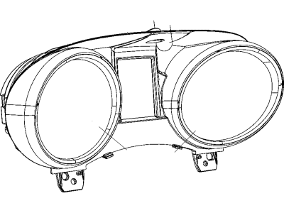 Mopar 68093194AA Lens Instrument Cluster
