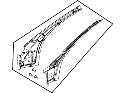 Chrysler 4878704AC FRAME Windshield Header Inner Frame