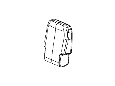 Mopar 6ED02DX9AA Cover Rear Center Seat Back