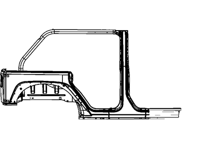 Jeep 55397172AD PANEL Wheelhouse Also Included In Item#1