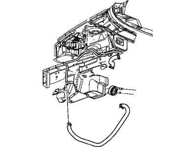 Chrysler 4899127AB HOSE Heater Return