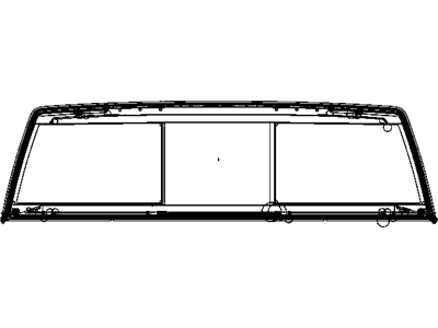 Mopar 68054771AA Sliding Glass, Rear