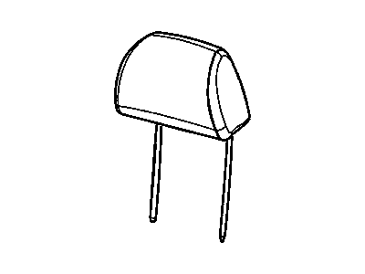 Chrysler 1FN521J3AA HEADREST Front