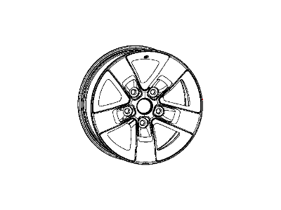 Ram 1UB12GSAAA WHEEL Aluminum