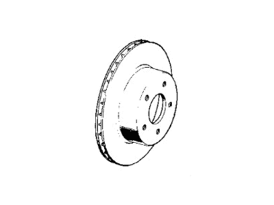 1999 Jeep Wrangler Brake Disc - V5015965AA