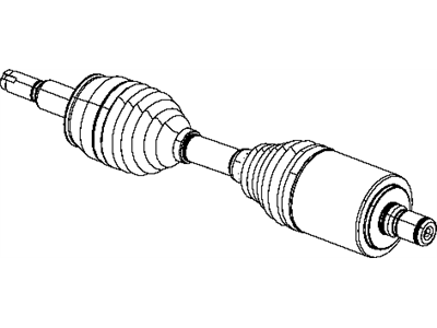 Jeep Cherokee Axle Shaft - 52123660AC