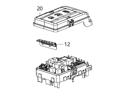 Ram Relay Block - 68430150AA