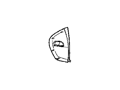 Chrysler RA68XDVAD CAP Instrument Panel End