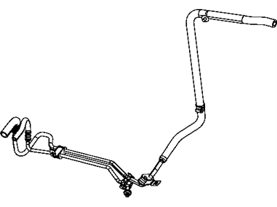 Jeep Power Steering Hose - 5154410AF