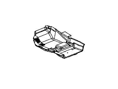 Dodge 1SS22DX9AC CARPET Front Floor Includes Mat Hook on Drivers Side Only