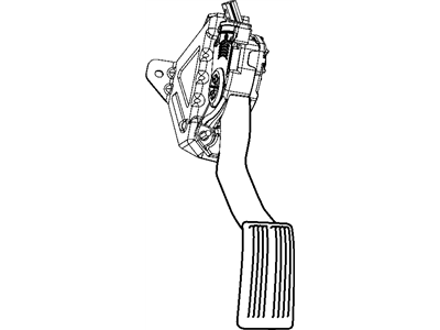 Ram 68043161AD PEDAL Accelerator