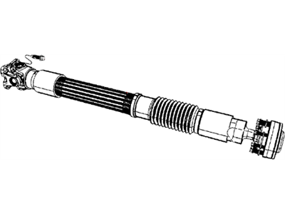 Jeep 52853321AB SHAFT Drive Front