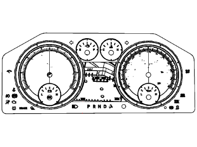 Ram 2500 Instrument Cluster - 68205209AA