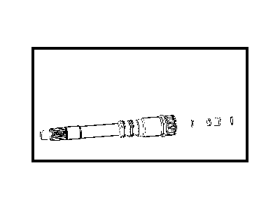 Jeep 5114582AA SHAFT Input