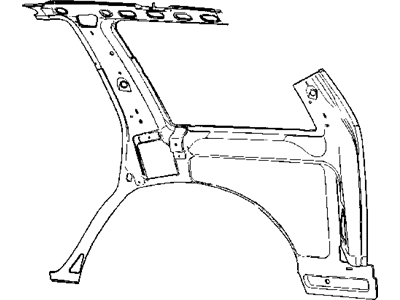 Jeep 4883080 PANEL Quarter Inner Wheelhouse Outer