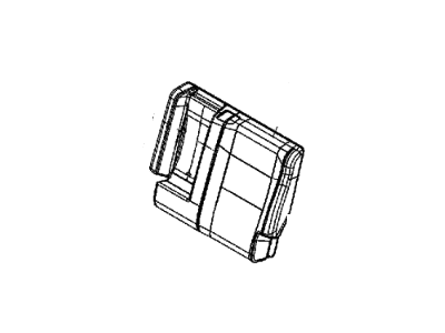 Jeep 6KJ09LV5AA COVER Rear Seat Back Left