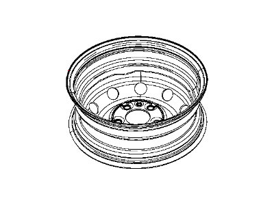 Ram 4725986AA WHEEL Steel